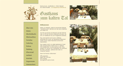 Desktop Screenshot of gasthaus-kaltental.de